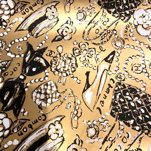 VINTAGE CHANEL WRAPPING PAPER - Picture 2 of 3